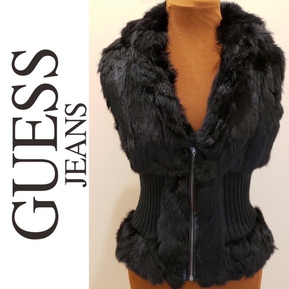Guess Jackets & Blazers - GUESS JEANS Faux Fur Vest Guess Jackets & Blazers - GUESS JEANS Faux Fur Vest